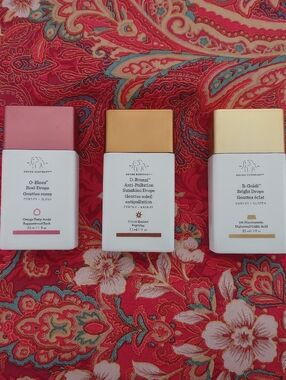 Drunk Elephant  Trio  Gold, Bronze and Rosi Drops